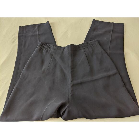 Dana Buchman Black Size 2 Dress Career Business Lined Pants 1 Pleat Pockets - Picture 3 of 7